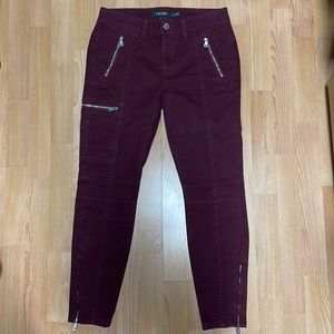 Ralph Lauren burgundy jeans